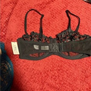 Adore Me Black Lace Bra